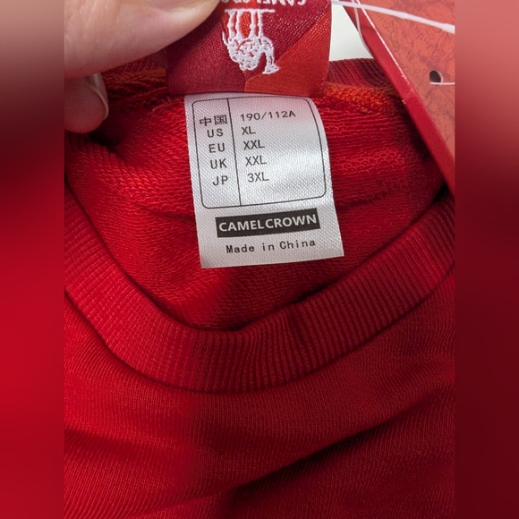 NWT Camel Crown XL Red Mens Long Sleeve Sweater - Picture 6 of 10